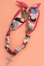 Load image into Gallery viewer, Handcrafted Scarf Interchangeable Charm Necklace | 80N92095: C
