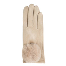 Load image into Gallery viewer, Mariah Glove with Oversized Pom Pom -Warm & Chic - Fall 2025: Black