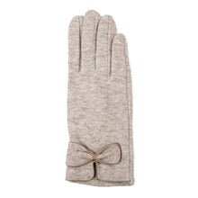 Load image into Gallery viewer, Mindy Touchscreen Gloves with Bow Detail - Cozy - Fall 2025: Taupe