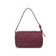 Load image into Gallery viewer, Rose Shoulder Bag: Wine