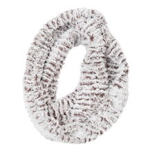 Load image into Gallery viewer, Faux Fur Loop Scarf - Soft and Chic - Fall 2025: Black Chinchilla