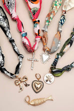 Load image into Gallery viewer, Handcrafted Scarf Interchangeable Charm Necklace | 80N92095: C