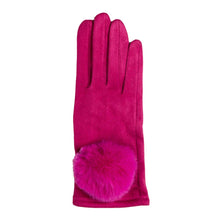 Load image into Gallery viewer, Mariah Glove with Oversized Pom Pom -Warm &amp; Chic - Fall 2025: Black
