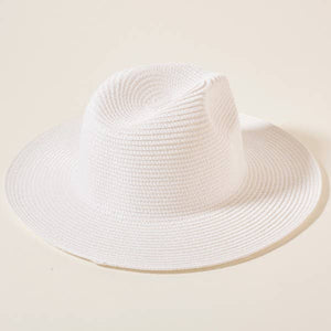 Regular Womens Summer Straw Sun Hat: Brown