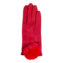 Load image into Gallery viewer, Mariah Glove with Oversized Pom Pom -Warm &amp; Chic - Fall 2025: Black
