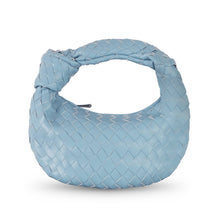 Load image into Gallery viewer, Womens&#39; Woven bag horn knotted handbag Top Handle Bag: Blue
