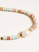 Load image into Gallery viewer, Swank Non-Tarnish Boho Beaded Pearl Necklace: Multi-Colored
