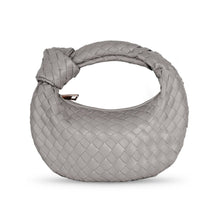 Load image into Gallery viewer, Womens&#39; Woven bag horn knotted handbag Top Handle Bag: Blue
