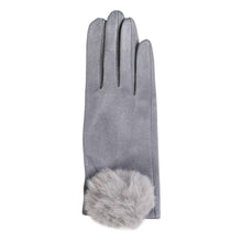 Load image into Gallery viewer, Mariah Glove with Oversized Pom Pom -Warm &amp; Chic - Fall 2025: Black

