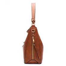 Load image into Gallery viewer, Women&#39;s shoulder bag large capacity Soft leather handbag: Dark brown / With coin purse
