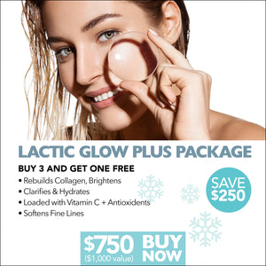 Lactic Glow Pack of 4 ~ Reg. $1000 ~ NOW $750