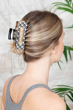 Load image into Gallery viewer, LARGE PLAID HAIR CLAW CLIPS | 40H532: BROWN

