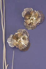 Load image into Gallery viewer, FILIGREE GOLD FLOWER POST EARRINGS  | 31E03402: GOLD
