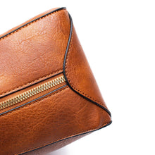 Load image into Gallery viewer, Women&#39;s shoulder bag large capacity Soft leather handbag: Dark brown / With coin purse

