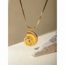 Load image into Gallery viewer, Beach Necklace Conch 18K Gold Plated Shell Ocean Jewelry
