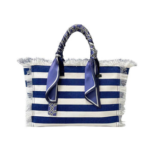 Cotton Stripe Tote