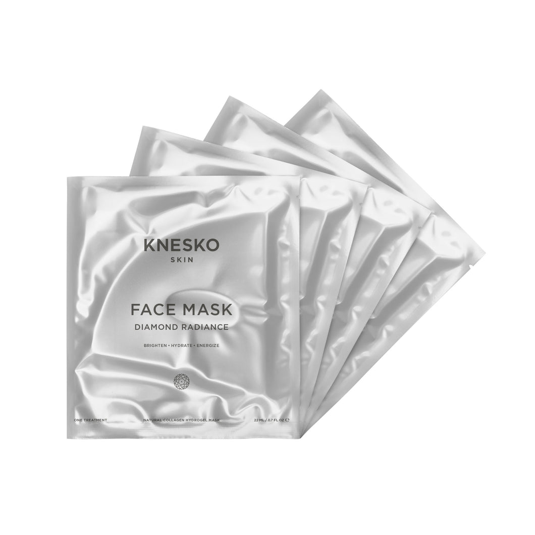 4 Pack Diamond Radiance Face Mask